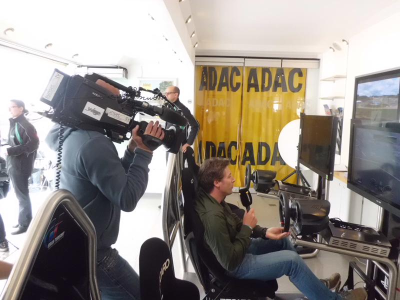 Live-Berichte durch ein Team von Sport1 auf dem ADAC Truck