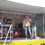 Professionelle Live-Musik kurz vor Startbeginn durch die Kölschrocker von "Papallapap" Professionelle Live-Musik kurz vor Startbeginn durch die Kölschrocker von "Papallapap"