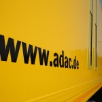 ADAC Event-Truck mit dem Schriftzug www.adac.de ADAC Event-Truck mit dem Schriftzug www.adac.de